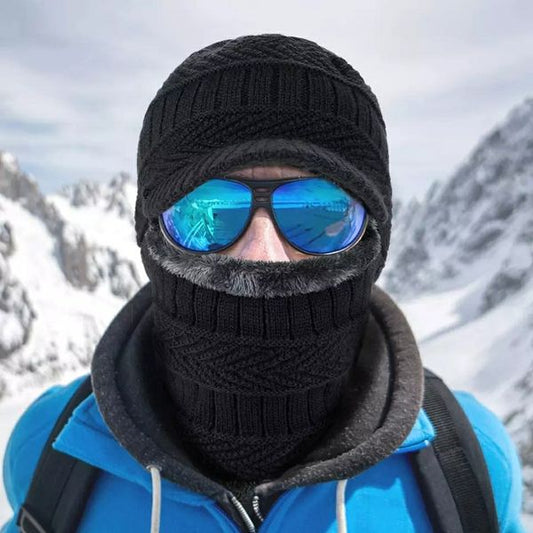 Winter Hat Beanies Hats Beanies For Men Women Wool Scarf Caps Balaclava Mask Bonnet Knitted Hat