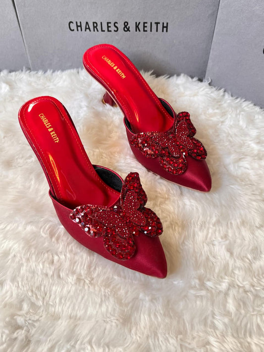Butterfly Charles& Keith branded heels